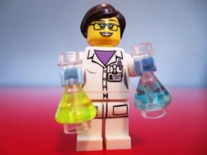 First female scientist figure by Lego